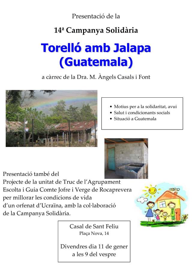 Presentació 14a Campanya Solidària