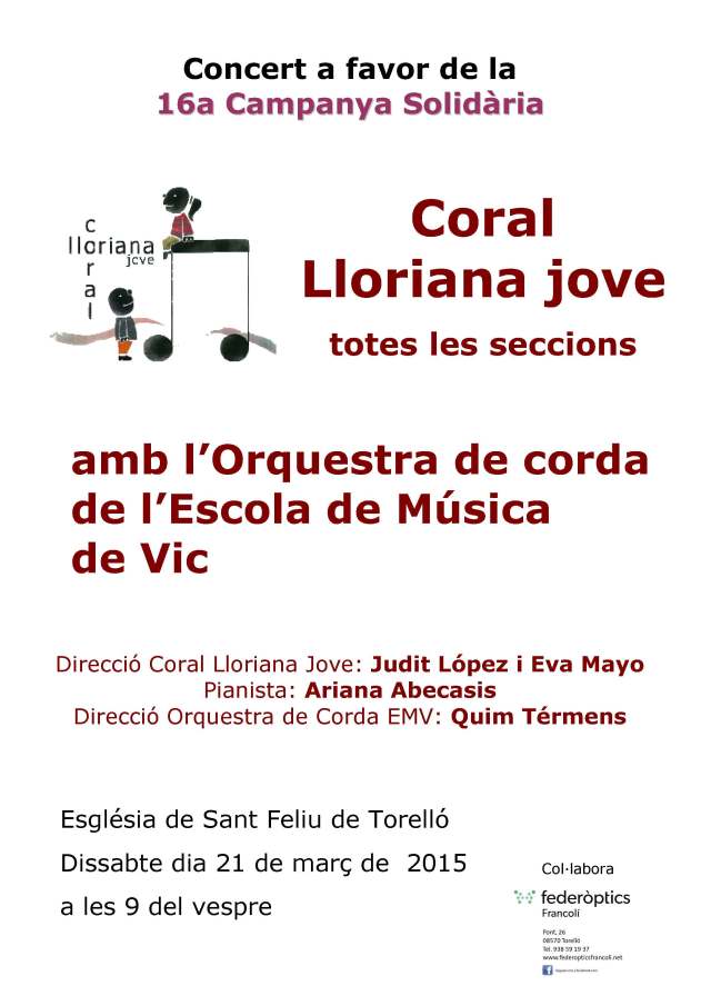 Concert Coral Lloriana Jove, 21.03.2015