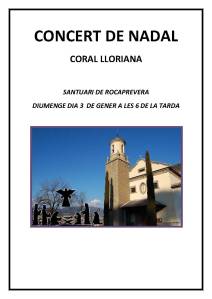CONCERT DE NADAL coral lloriana